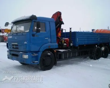 фото Кран-манипулятор КМУ КАМАЗ 6586-101-23 (65117-3010-23) + Palfinger РK15500А