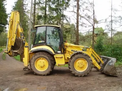 Фото №0 Экскаватор погрузчик с ямобуром CATERPILLAR 426C