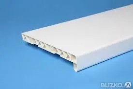 Фото №0 Подоконник ПВХ для пластиковых окон 700 мм 6 м белый