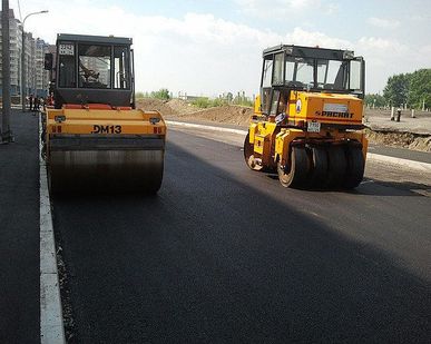 фото Асфальтирование дорог