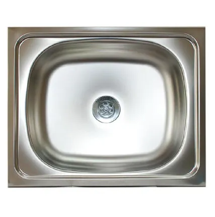 Фото №0 Мойка накладная 500х400 0,4 мм. сталь нержавеющая V-407 Владикс