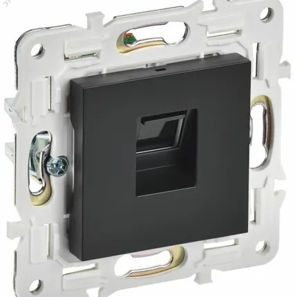 Фото №0 SKANDY Розетка компьютерная RJ45 кат.6 SK-K02Bl черный IEK