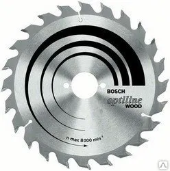 фото Диск отрезной для ручных циркулярных пил Bosch Optiline Wood 2608640583