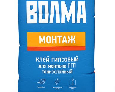 фото Клей гипсовый "Волма - МОНТАЖ" 5 кг