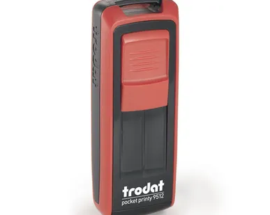 фото Печати-С 9512 TRODAT POCKET PRINTY КАРМАННЫЙ ШТАМП 47х18мм (Красный, Синий)