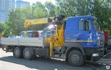 фото Кран-манипулятор КМУ МАЗ 6312В5-8429-012 с КМУ SOOSAN 736LII Std (Ниж. упр