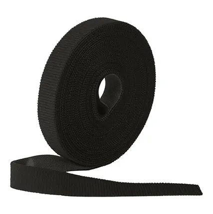 Фото №0 Лента-липучка 5м х 16мм (упак: 1 шт / 1 цвет / черный)