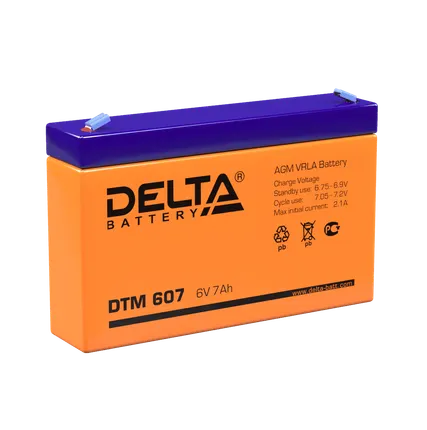 Фото №0 Аккумулятор Delta DTM 607