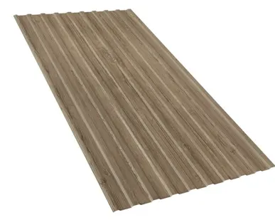 фото Профнастил двухсторонний МП 20 PRINT Тёмная вишня 0,45 мм