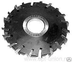 фото Фреза трехсторонняя 110,0 х 24 х 27 со вставн. ножами Р18 Z=14 ГОСТ 1669-78