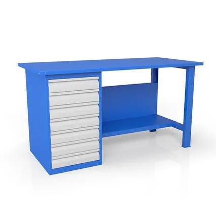 Фото №0 Однотумбовый металлический верстак ВСТ-Н 15/70-ПС950