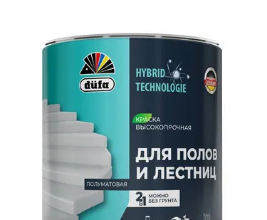 фото Dufa / Дюфа Эмаль для полов и лестниц акриловая полуматовая
