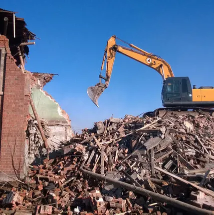 Фото №0 Разборка демонтаж зданий