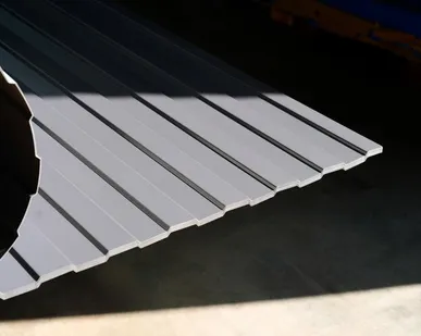 фото Профлист С-8 / графитовый серый / 0.45 мм. - RAL 7024 / Графитовый серый - Глянцевая - с ЛКП - Первый - С-8 - Стандартные - Розница