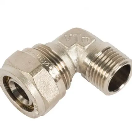 Фото №0 Угол для металлополимерных труб обжим 20*1/2 НР