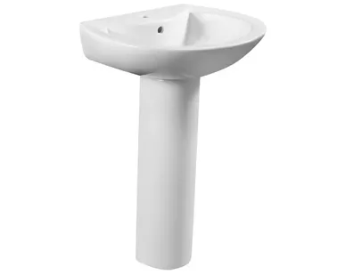 фото Azario AZ-3007 раковина с пьедесталом 55*46,5*80 см