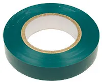 фото Лента изоляционная Kranz Изолента зеленая ПВХ 19х25х0.13мм (KR-09-2203)