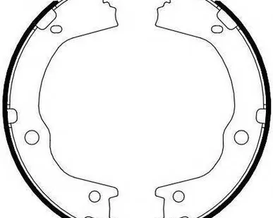 фото Patron Колодки тормозные зад Accent (барабан) (180мм) ор 5830525A00 Patron PSP606