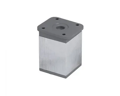 фото Опора меб. алюм. DAКP-27 h60 с регул. шлифованная сталь AKS