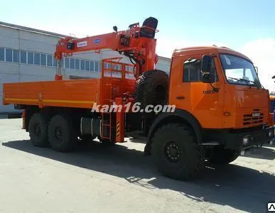 фото КАМАЗ 43118 с манипулятором Kanglim KS1256G-II