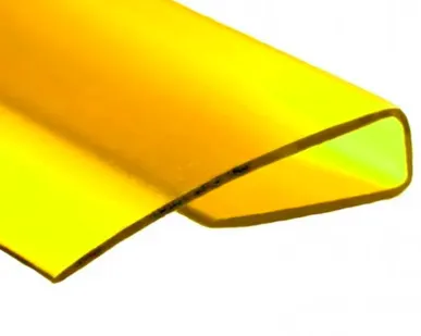 фото Профиль торцевой UP 8мм Желтый L=2,1м, Новаттро