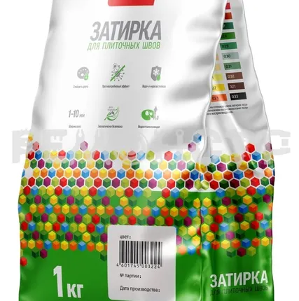 Фото №0 Затирка швов 1кг СТАРАТЕЛИ (022, желтый) новая упаковка (10) П