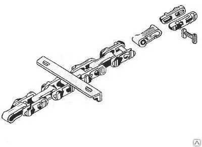 Фото №0 Цепь на конвейер скребковый 1С50-01