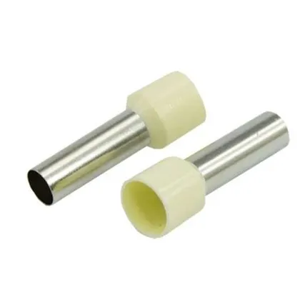 Фото №0 Наконечник штыревой втулочный изолир. (НШВИ F-18мм) 18ммх16кв.мм (E16-18) беж. REXANT 08-1828