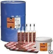 фото Герметик универсальный силиконовый Maxsil SN3311 (черный, картуш) ТУ