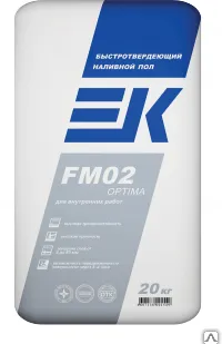фото Смесь самовыравнивающаяся для пола ЕК Fm 02 optima (20кг)