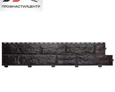 фото Сайдинг формованный Альта профиль Обсидиан