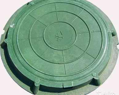 фото Люк полимерно – песчаный легкий (садовый - дачный)