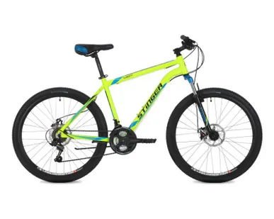 фото Велосипед STINGER ELEMENT D зеленый 26"/18" disc