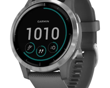 фото Часы Garmin Vivoactive 4 серые с серебристым безелем