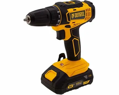 фото Аккумуляторная дрель-шуруповерт Denzel CDL-18-02BM