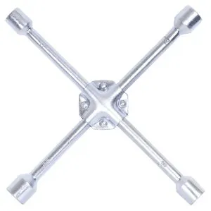Фото №0 Ключ балонный крест 17х19х22х1/2 усиленный АвтоДело Техник