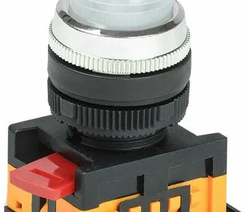 фото Индикатор АL-22 d22мм неон/230В (белый) BLS20-AL-K01