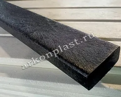 фото Пластиковая доска для скамеек 30х90х2000 черная 