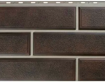 Фото №0 Фасадная панель Камень Венецианский (коричневый)