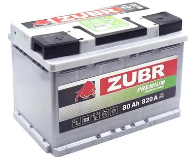 фото Аккумулятор ZUBR Premium 80 Ач п.п.