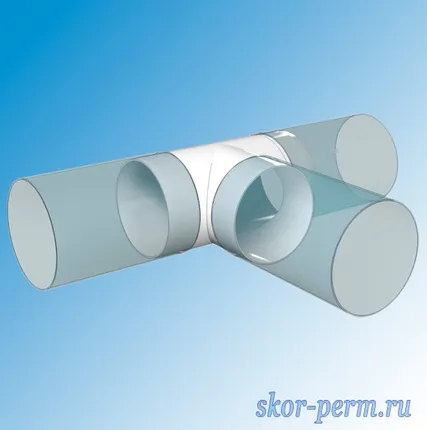 Фото №2 Тройник D125 ПВХ, ERA