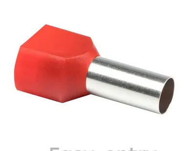 фото Наконечник штыревой втулочный изол. НШвИ(2) 10.0-14 (уп.50шт) EKF nhvi2-10.0-14