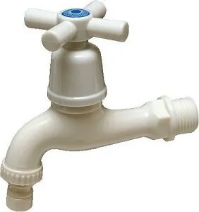 фото Россия Кран пластиковый водоразборный 1/2" НР