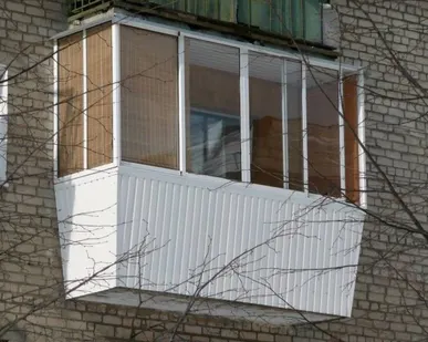 фото Остекление балкона из алюминия