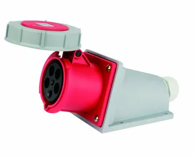 фото DEKraft Розетка стац. 3Р+РЕ+N 63А 380В IP67 РС-103