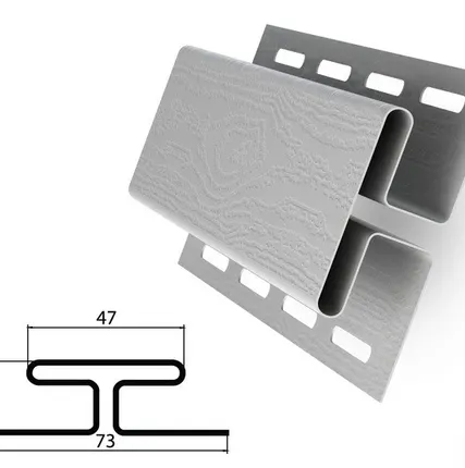 Фото №1 Н-профиль соединительный для винилового сайдинга 3000мм, коричневый Grand Line