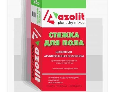 фото Азолит стяжка для выравнивания полов