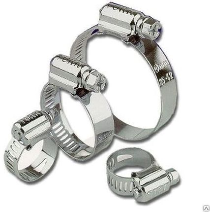 Фото №0 Шланговый хомут 16-32 мм FIT-64277