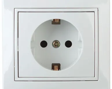 фото Розетка СП Plano 2P+E Schuko 1-202-01 16А-250В IP20 бел. Intro Б0027609