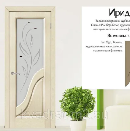 Фото №0 Межкомнатная дверь ИРИДИЙ